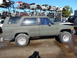 1987 TOYOTA 4RUNNER GREEN 2.4L MT 4WD Z19522